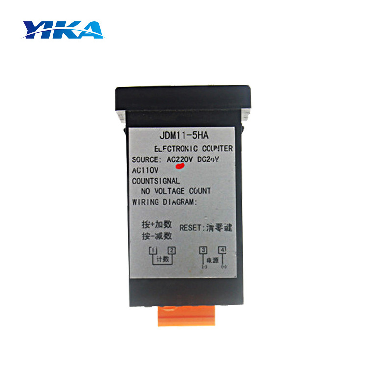 JDM11-5HA Customizable Photoelectric Sensor Magnetic Sensor Can Reset 0-99999 AC 220V DC 24V Digital Electronic Counter