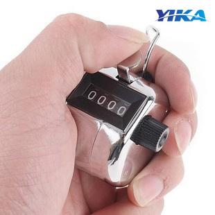 YIKA Tally 4 Digit Counters Hand Clicker Manual Handy Mechanical Counter