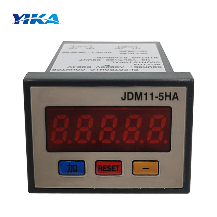 JDM11-5HA Customizable Photoelectric Sensor Magnetic Sensor Can Reset 0-99999 AC 220V DC 24V Digital Electronic Counter