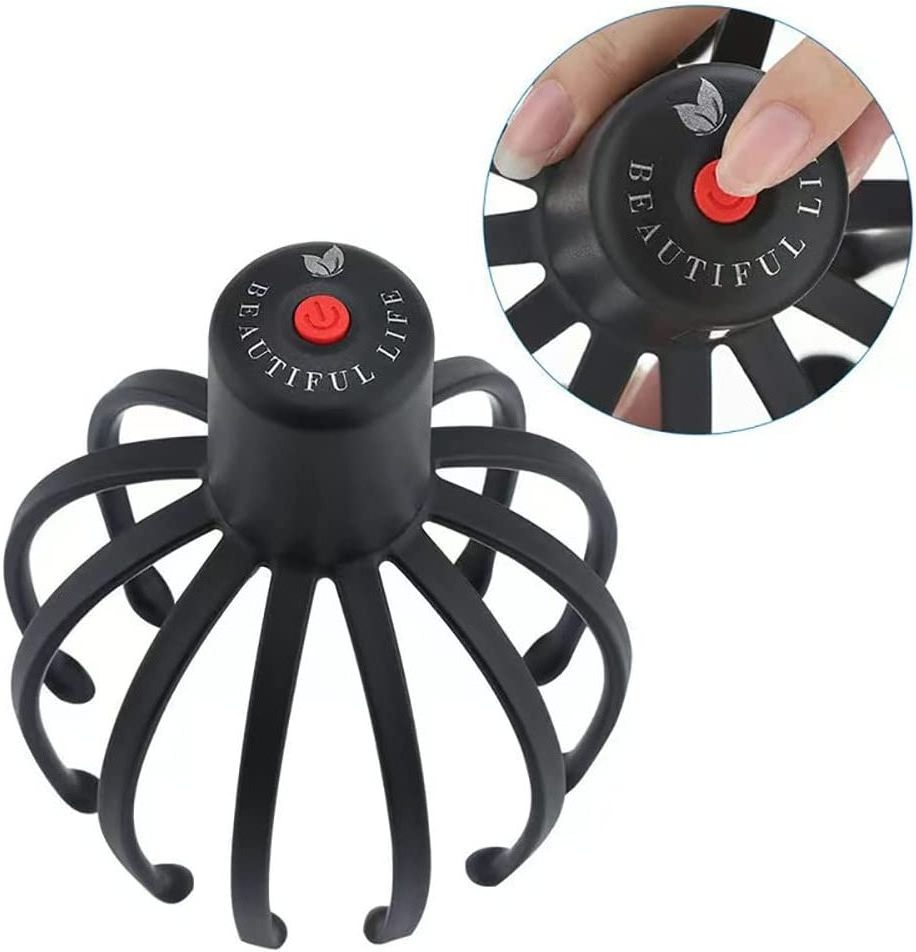 japan Smart automatic head massager Hand-free octopus scalp massager for head blood circulation