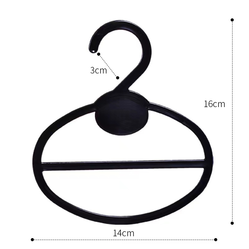 Plastic Oval Scarf Display Ring Hijab Hanger  Tie Belt Holder Display nonslip Scarf Rack Ring Hanger