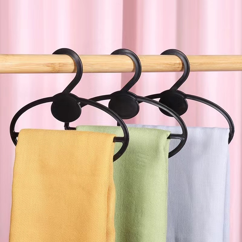 Plastic Oval Scarf Display Ring Hijab Hanger  Tie Belt Holder Display nonslip Scarf Rack Ring Hanger