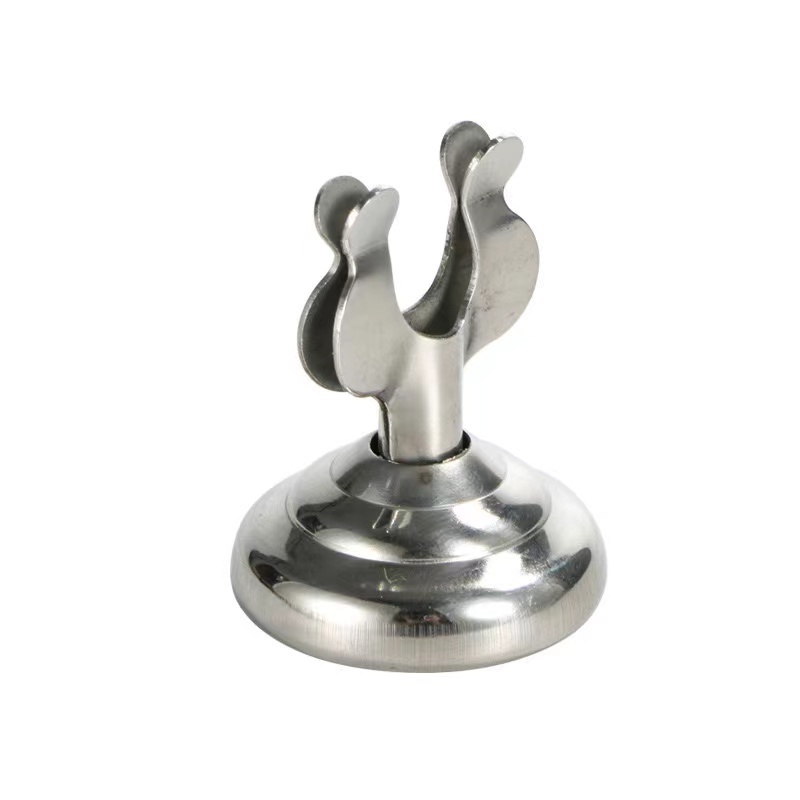 Stainless Steel Metal U Shape Restaurant Bakery Table Number Holder Hotel Table Menu holder