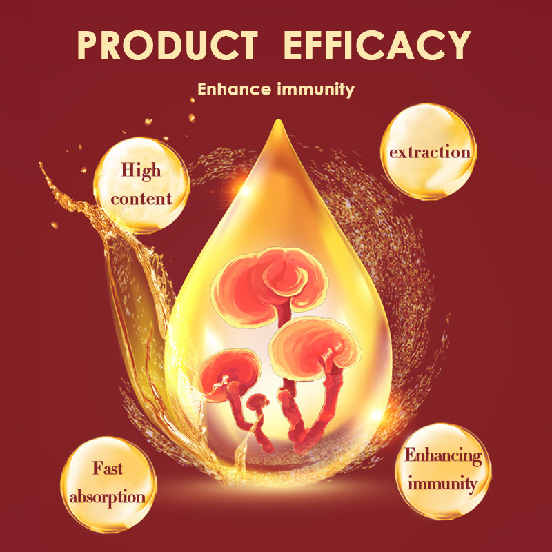 YILING Ganoderma Lucidum Spore Oil Capsules Boost Lmmunity Protect the Damaged Liver