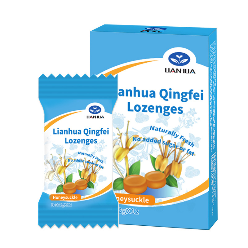 Hot Sale Yiling lianhua cool throat lozenges sugar free Use for Dry And Itchy Throat