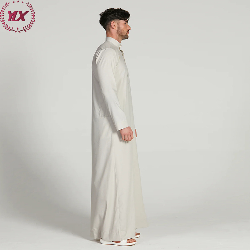 Fashion Wholesale Cheap Muslim Daffah Thobe For Men Muslim Top Fabric Abaya