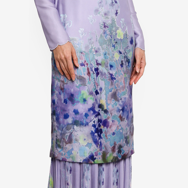 2022 Good Quality Model Malaysia Modern Fashion Floral Design Plus Size Clothing Jilbab Baju Kurung Salwar Kameez Women