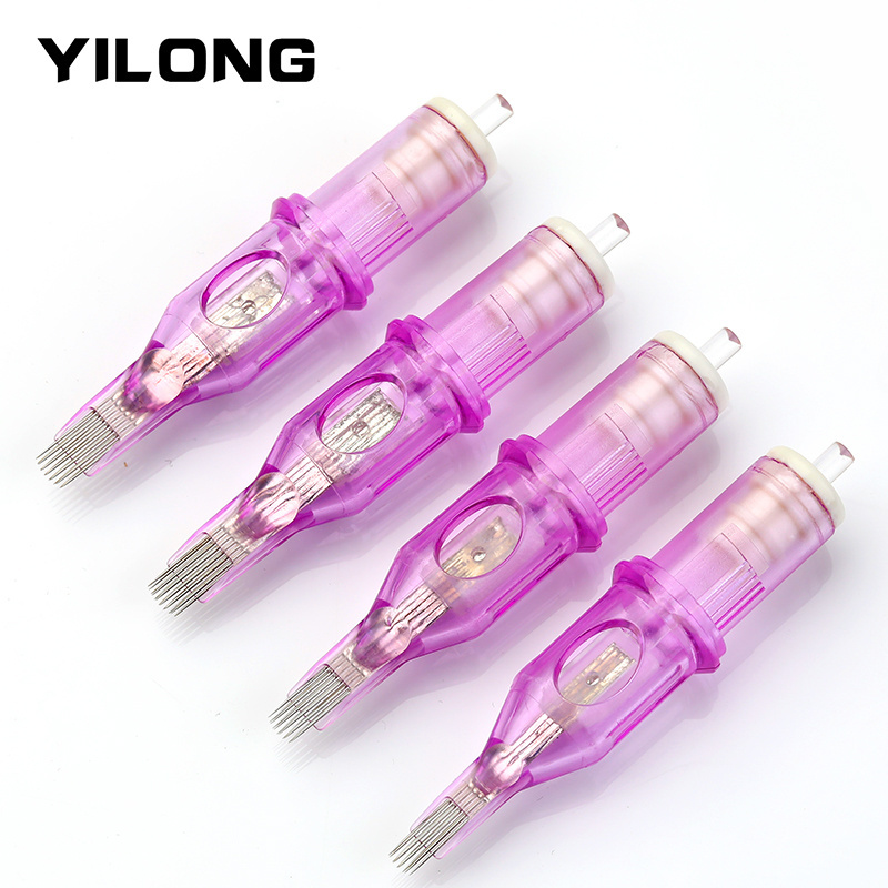 Custom 0.35mm Round Liner Disposable Sterilized Safety Permanent Makeup Tattoo Supplies Tattoo Cartridge Needle