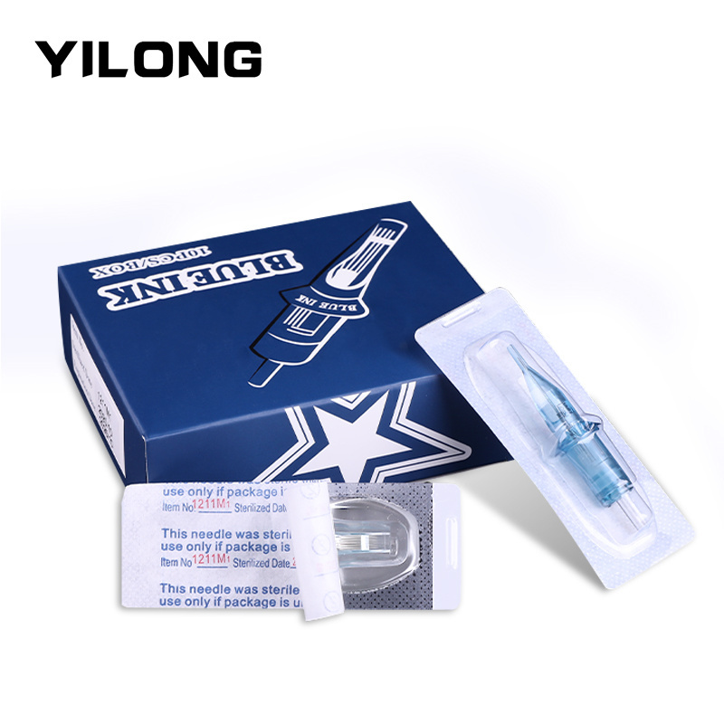 Yilong Professional Sterilized 1RL 3RL 5RL 7RL Tattoo Cartridge RL M1 RM RS 0.35mm Premium Universal Tattoo Needles