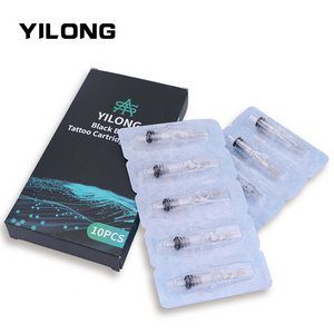 Yilong Professional Sterilized 1RL 3RL 5RL 7RL Clear Tattoo Cartridge RL M1 RM RS 0.35mm Premium Tattoo Needles