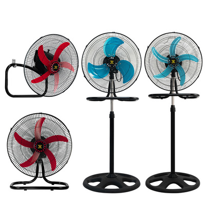 Ventilador Standing Fan 18 Inch Industrial 3 in 1 Fan Metal Blade Standing Oscillating Pedestal Stand Fan Manufacturer