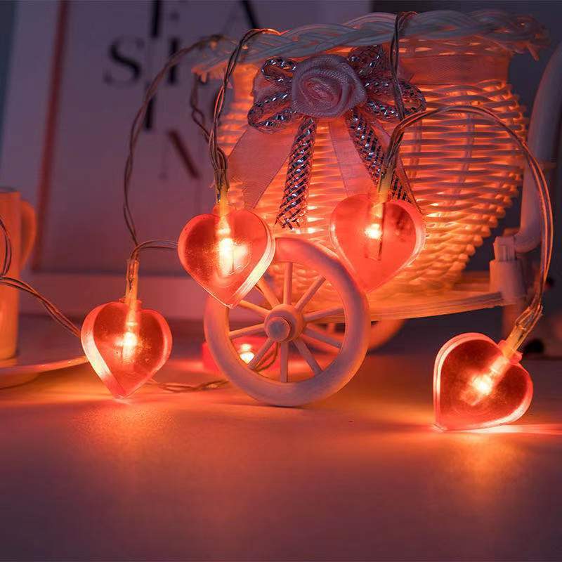 Valentine Lights Heart Shaped String Lights for Mother's and Father's Day, Wedding,Birthday and Holidays