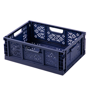 Cheap wholesale heavy duty plastic folding storage basket