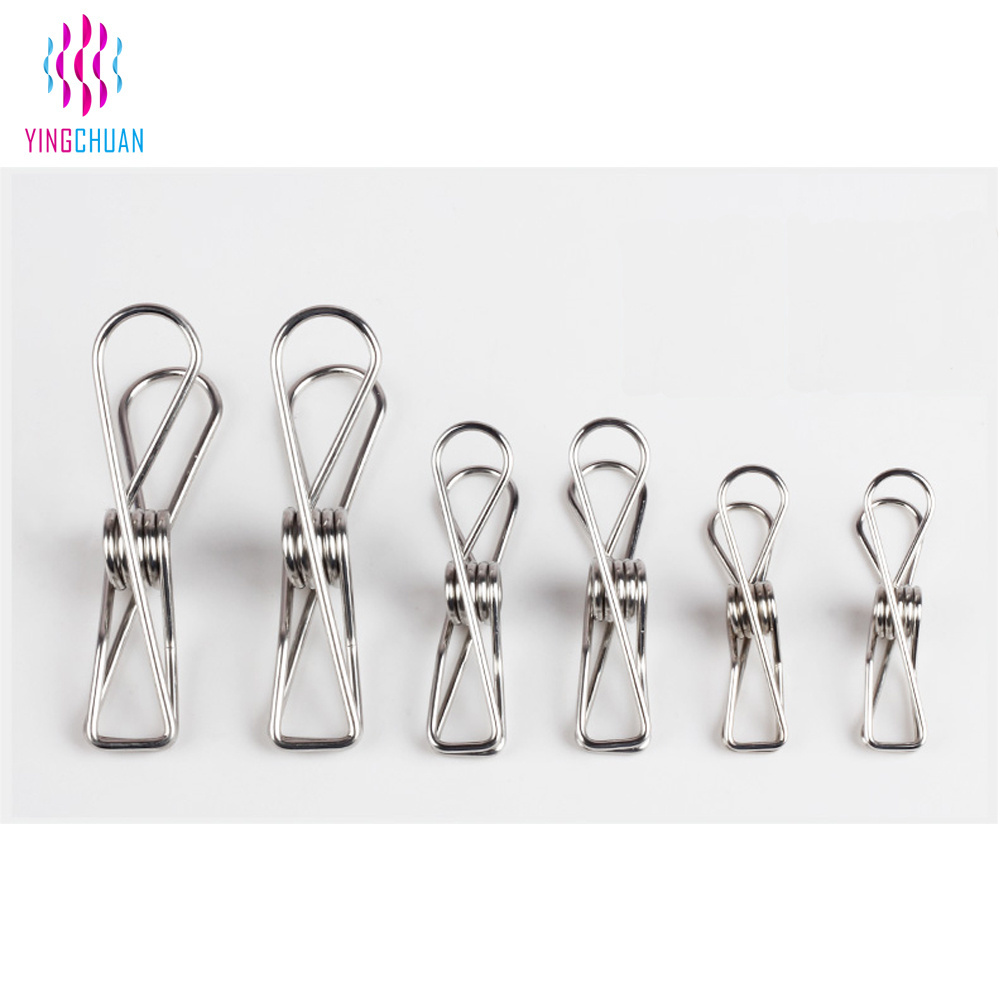 Large Clothes Hanging Pins Clips Clothes Pegs 316 Stainless Steel Pegs