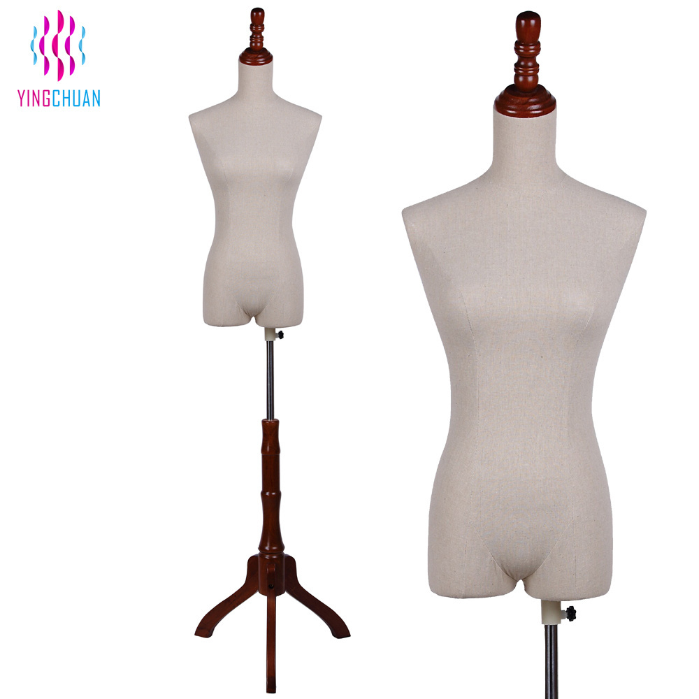 It can also be active Can rise or fall fashion mannequin wooden stand base torso mannequin