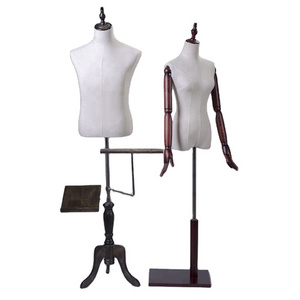 It can also be active Can rise or fall fashion mannequin wooden stand base torso mannequin