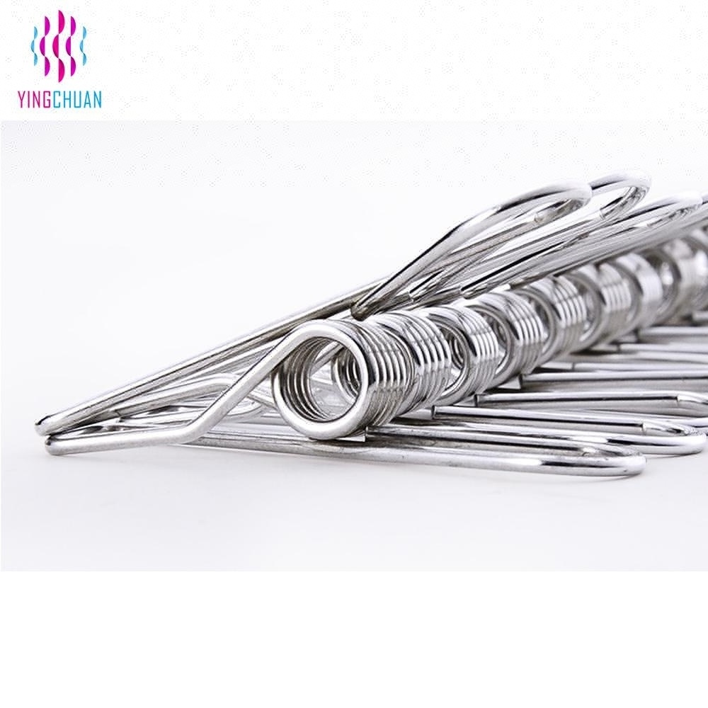 Stainless steel cloth peg clips 6cm 304