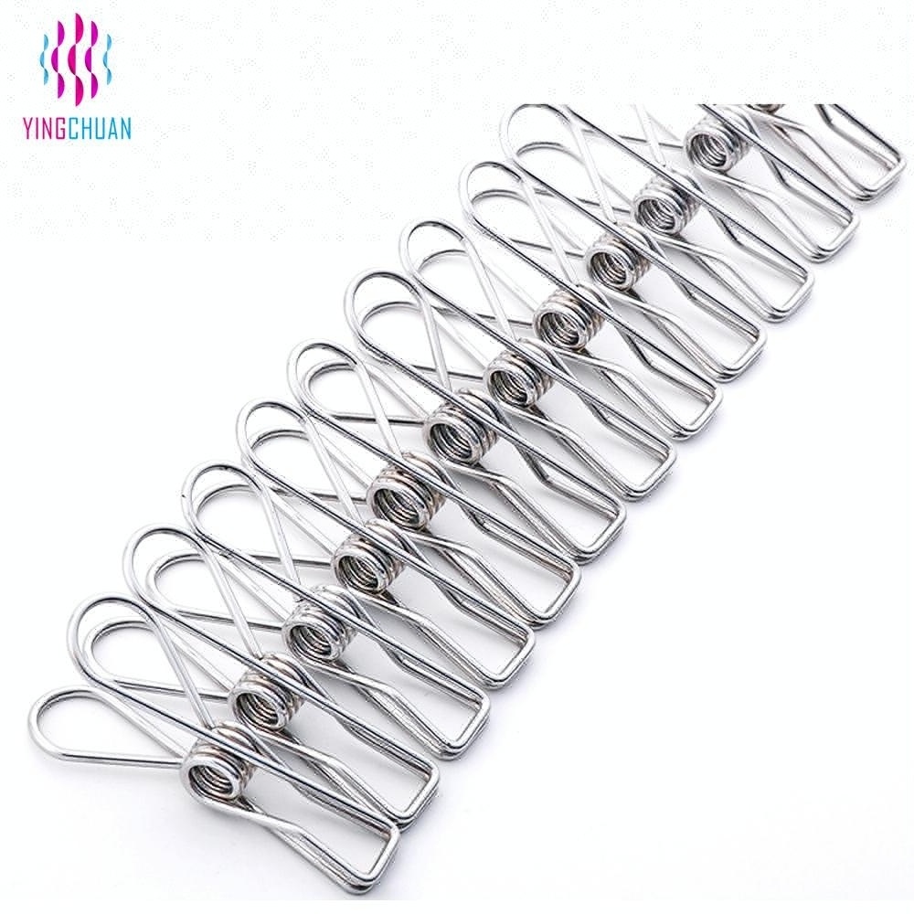 Wholesale durable 316 stainless steel clothes metal pegs