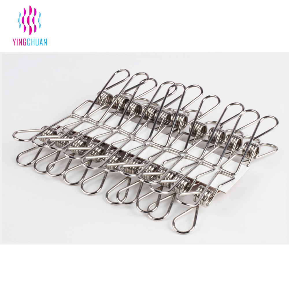 Wholesale durable 316 stainless steel clothes metal pegs