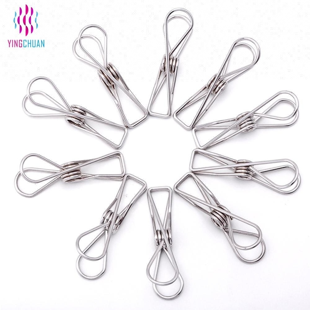 Wholesale durable 316 stainless steel clothes metal pegs