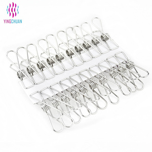 Wholesale durable 316 stainless steel clothes metal pegs