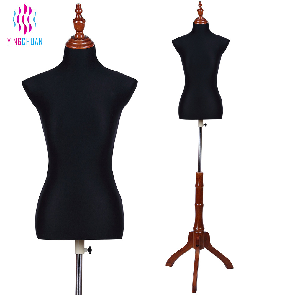 It can also be active Can rise or fall fashion mannequin wooden stand base torso mannequin