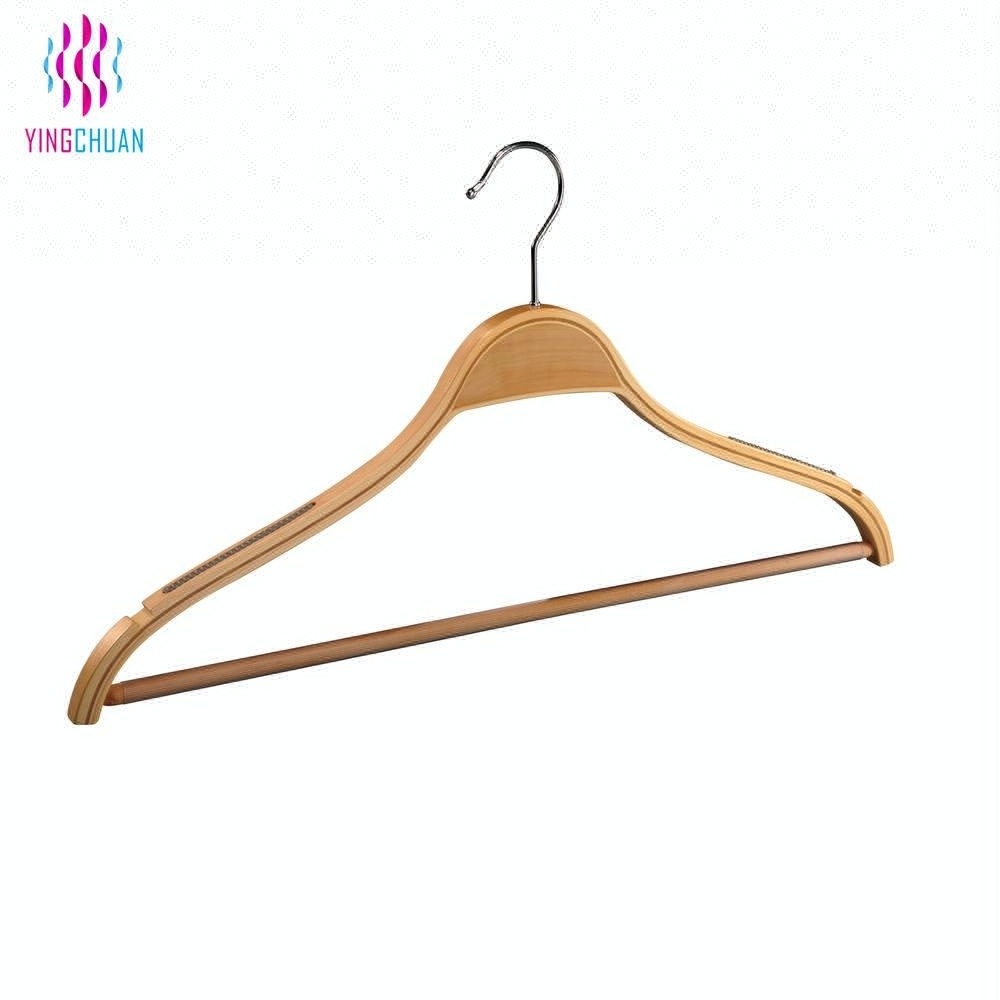 High quality plywood garment wooden hanger