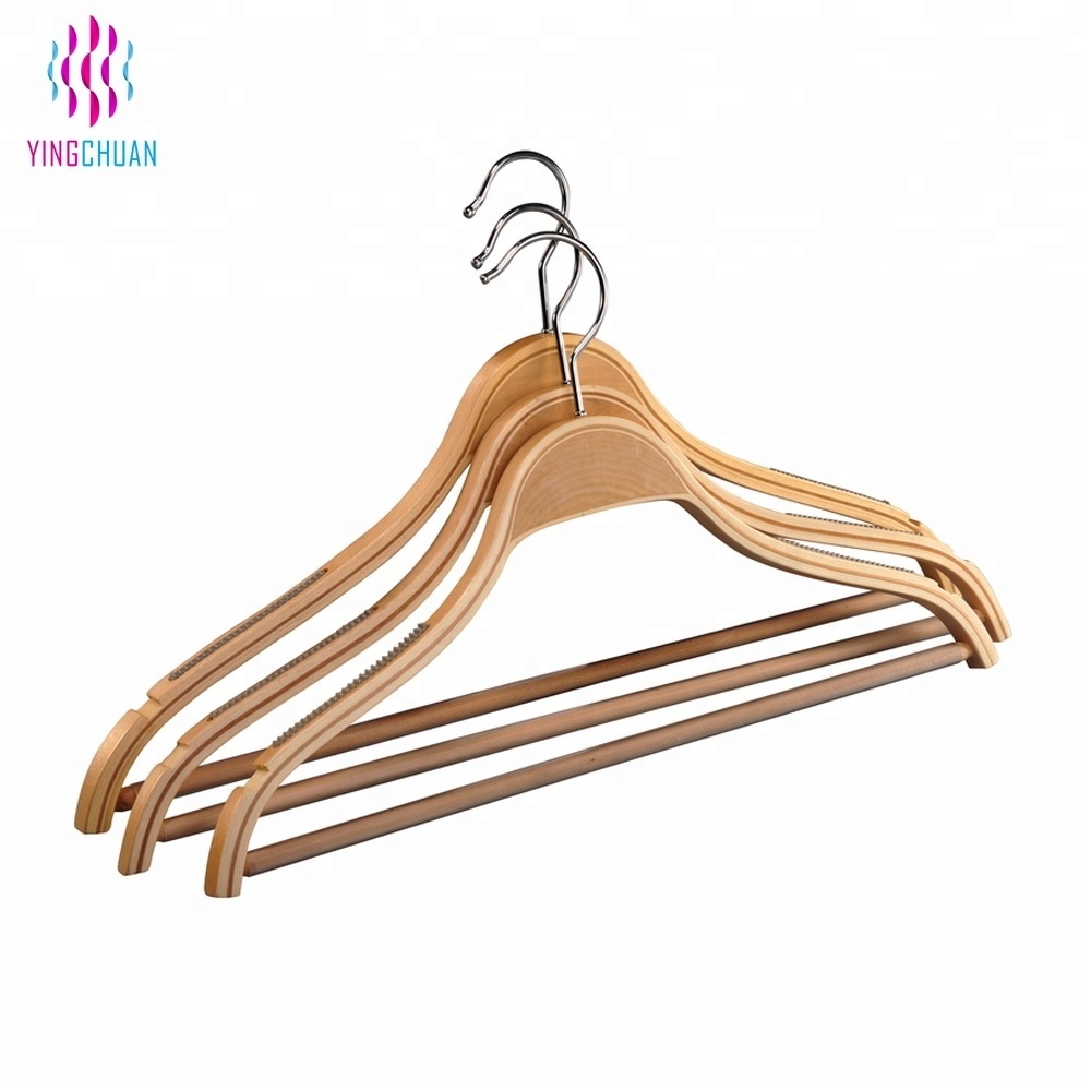 High quality plywood garment wooden hanger