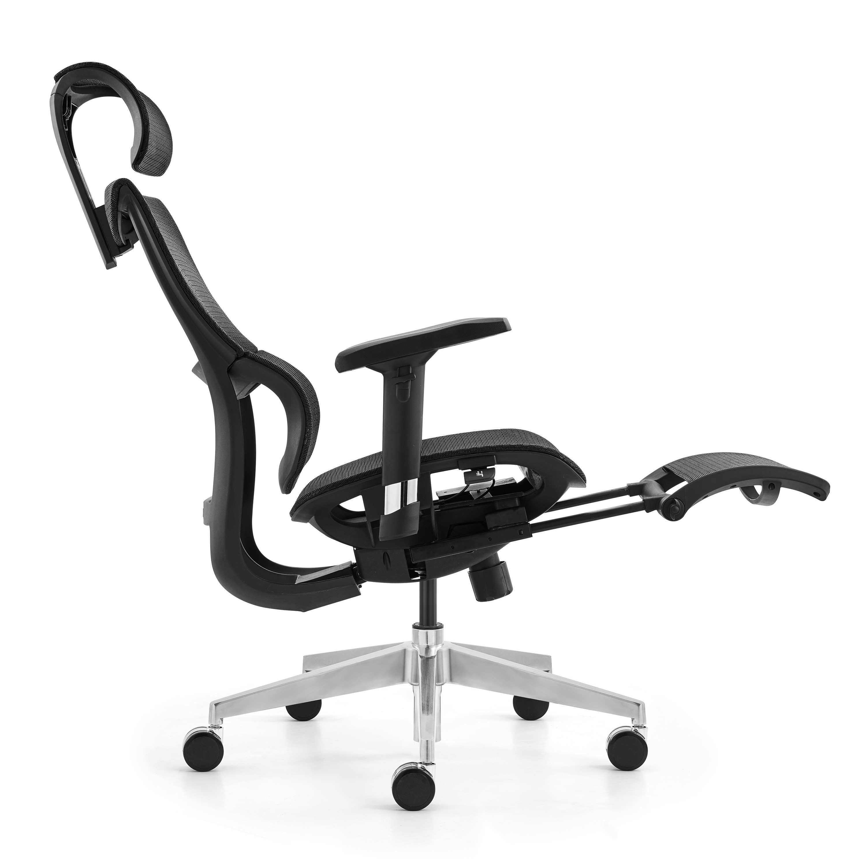 Breathable Black Mesh Ergonomic big and tall office chairs Adult Racing Computer PC Silla Gamer Chairs With Footrest