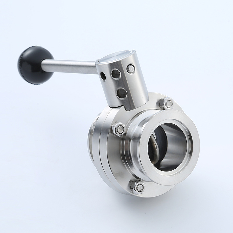 2 inch Stainless Steel vacuum control valve SS304 Vacuum KF40 Butterfly Valve with KF flange