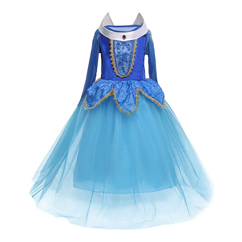 16 Styles Elsa Princess Costumes For Kids Halloween Christmas Party Cosplay Snow Queen Fancy Dresses Girls Snow flake Prom Gown