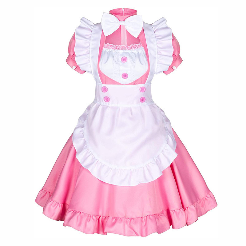 Maid Outfit Anime Sexy Black White Apron Dress Cosplay Costume Party Dress Alice Dream Women Sissy Maid Lolita Cosplay Costume