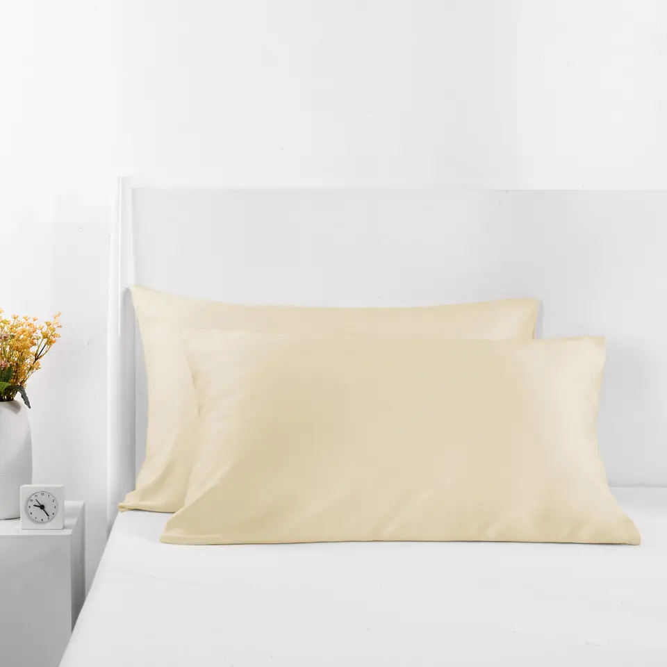 Pure Color Pillow Case Cover Organic Bamboo Queen Pillow case set Luxury Pillow Cover