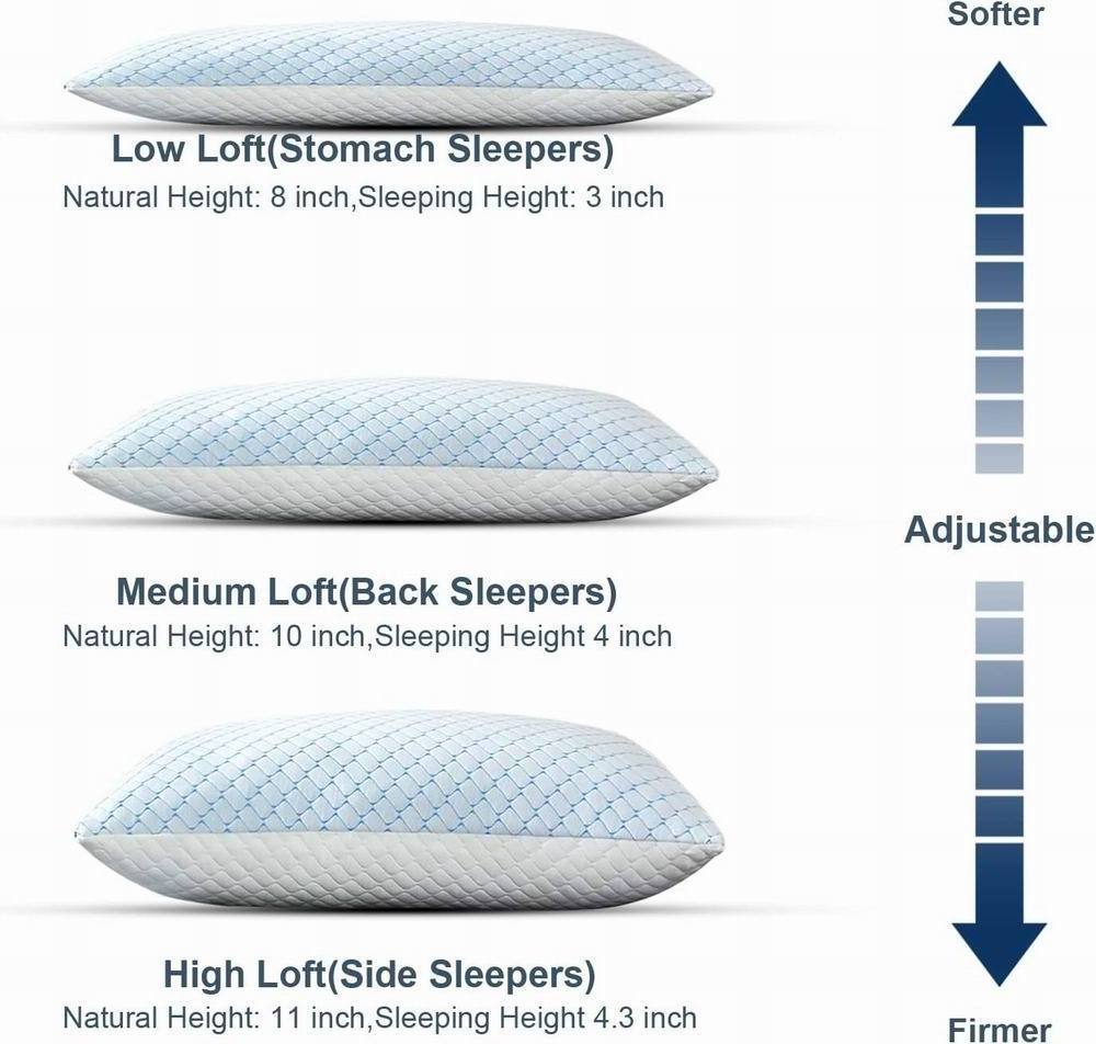 2024 Wholesale Microfiber Pillows Filling Down Pillow Soft Bed Sleeping Pillows For Household Silk Fabric