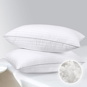 Hotel Standard Adjustable Microfiber Hollow Fiber 2 Pack Bed Pillows for Sleeping