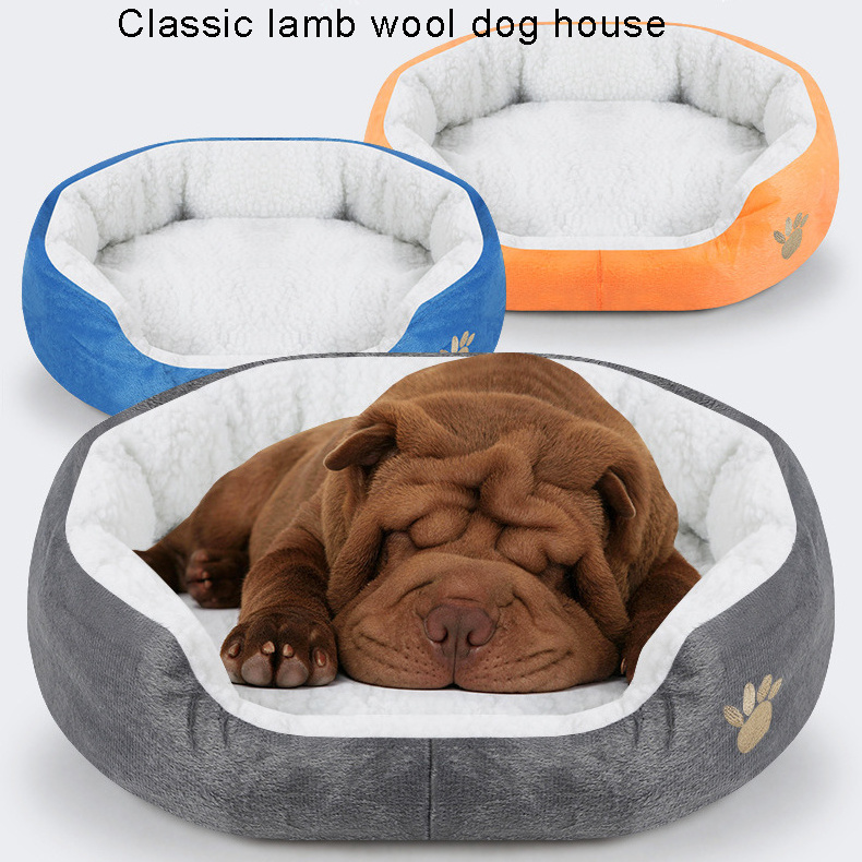 Hot Sale Around Shaped Pet Bed Products Folding Pet Beds Large Small Dog House Indoor/outdoor Cat Dog Beds