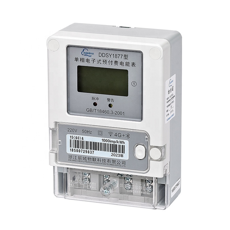 Bluetooth Prepaid Meter with System Smart Prepaid Meter Remote Electric Sub Meter Reading for Rental Apartment School