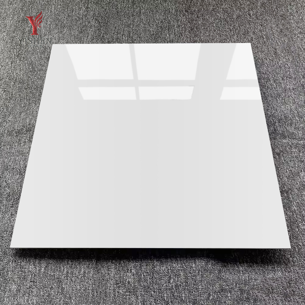 High Quality 1000x1000mm Glossy Porcelanto Ceramic Tile White Marble Flooring Porcelain for Interior Tiles