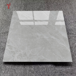 Hot Sale 1000x1000mm Glossy Porcelanto Ceramic Tile Standard White Marble Porcelain for Interior Floor Includes Borders