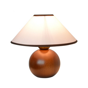 American Vintage Walnut Solid Wood Decorative Atmosphere Table Lamp Beside Bed