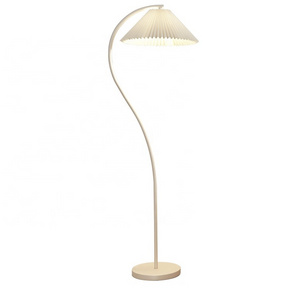 Modern LED Cheap Price Umbrella Shape Reafing Wooden Arc Floor Lamp For Living Room