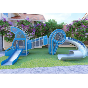 Outdoor Stainless Steel Tunnel Slide