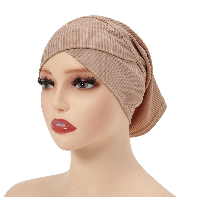 New Soft Modal Muslim Turban Hat Inner Hijab Caps Islamic Underscarf Bonnet India Hats Female Headwrap Turbante Mujer