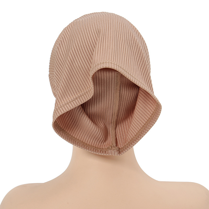 New Soft Modal Muslim Turban Hat Inner Hijab Caps Islamic Underscarf Bonnet India Hats Female Headwrap Turbante Mujer