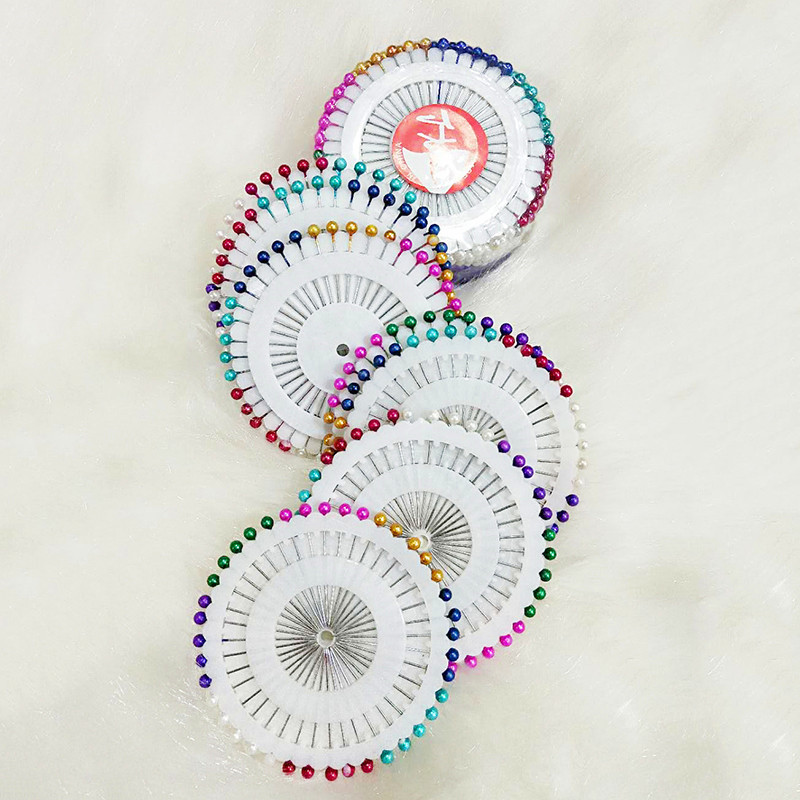 Colorful Brooches Pin For Women Safety Scarf Free Cover New Hijab Rhinestone Muslim Simple Sweater Brooch Box Fashion Jewelry