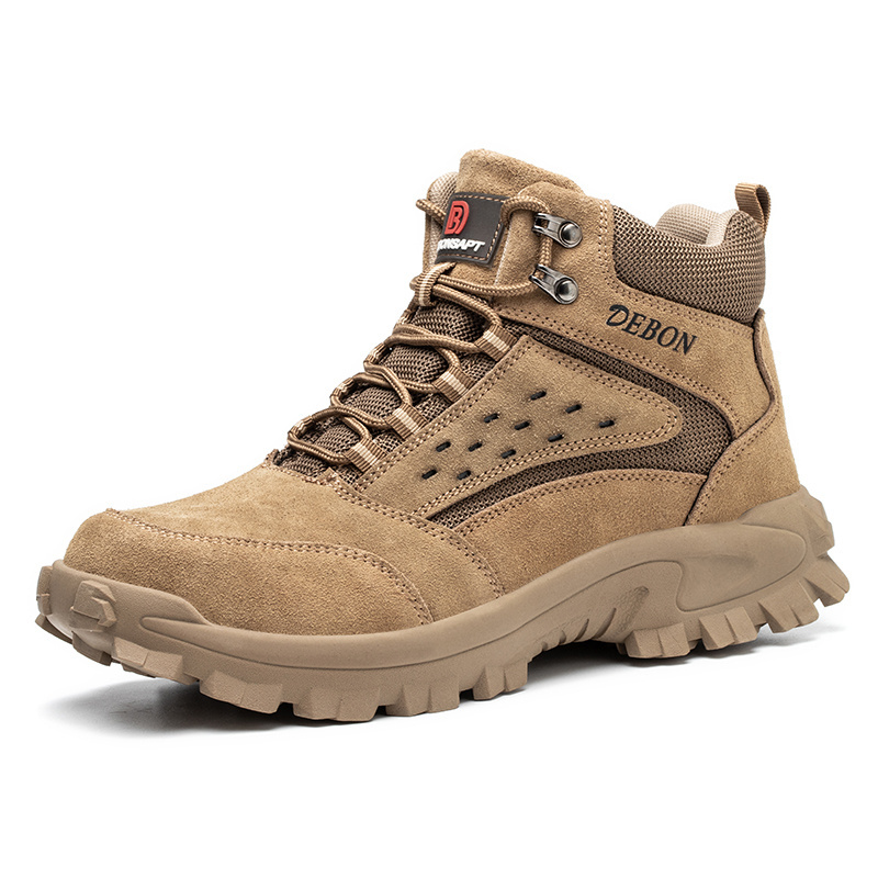 WY Fashion Soft Industrial Safety Shoes Boot Men Work Boots With Steel Toe safety shoes safety boots