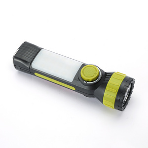 Multifunctional Oem Portable Long Range LED Torch Light Light Camping Emergency Flashlight With Magnetic Base