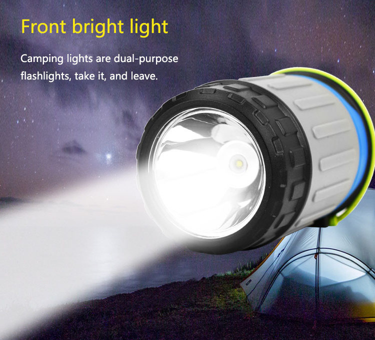 New Ultra bright magnetic emergency pop up USB charging out door camping light with power bank