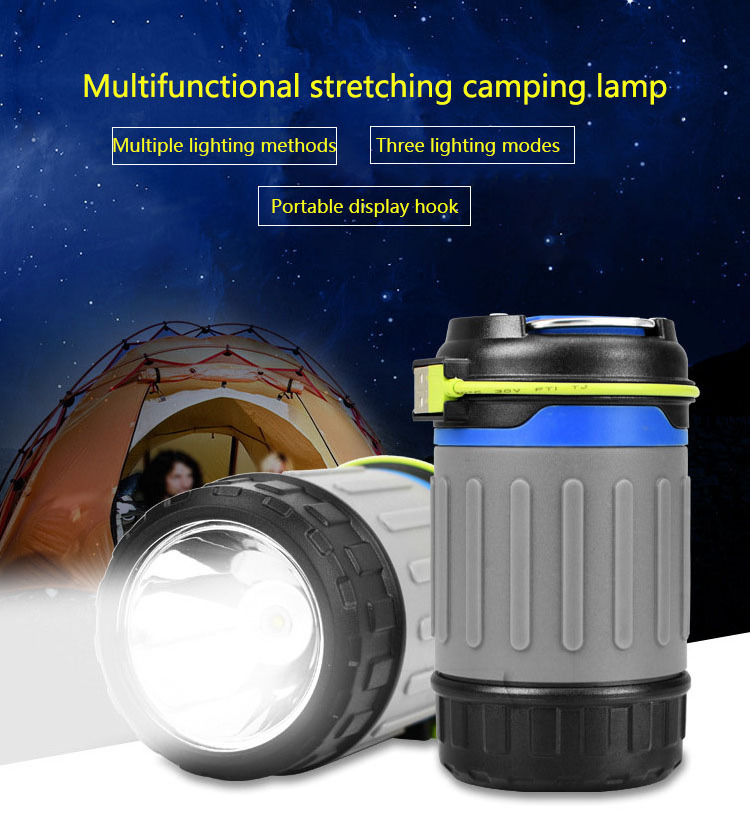 New Ultra bright magnetic emergency pop up USB charging out door camping light with power bank