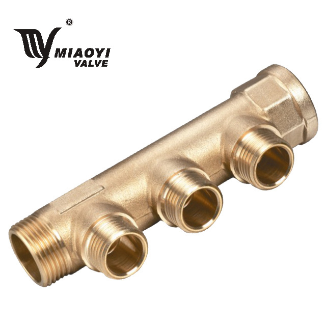 Three way Brass Manifold MY-4003